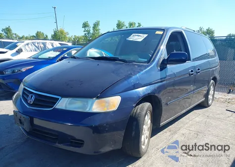 2003 Honda Odyssey Ex from USA, damaged, VIN 5FNRL18613B099396